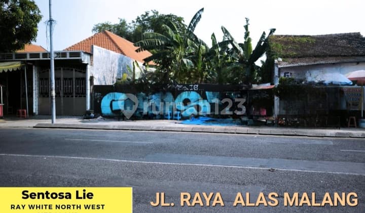 Disewakan 250 M2 Tanah Kavling Komersial Surabaya Barat - Nol Jalan Raya Alas Malang - Depan Ruko Bukit Palma Galeria Citraland Surabaya - Spesial Row Jalan Lebar 4 Mobil Cocok Buat Segala Usaha