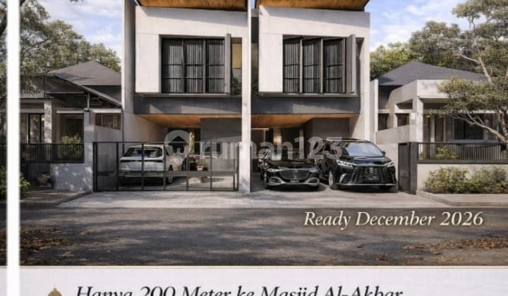 3 Milyaran Dijual Rumah Baru Gayungsari Barat - Surabaya Selatan -Dekat Masjid Al Akhbar, Raya A Yani, Akses Tol- Ready 2 Unit Rumah Sejajar- Surat SHM