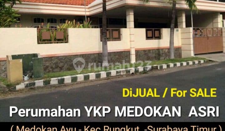 Murah Luas Dijual Rumah Ykp Medokan Asri Tengah - Medokan Ayu - Rungkut Surabaya Timur Dekat Upn, Raya Merr, Akses Tol Gunung Anyar,, Bandara Juanda