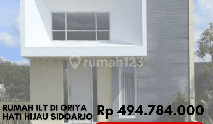 Rumah Baru Tipe 36 Angsuran 1 Juta di Griya Hati Hijau Sidoarjo