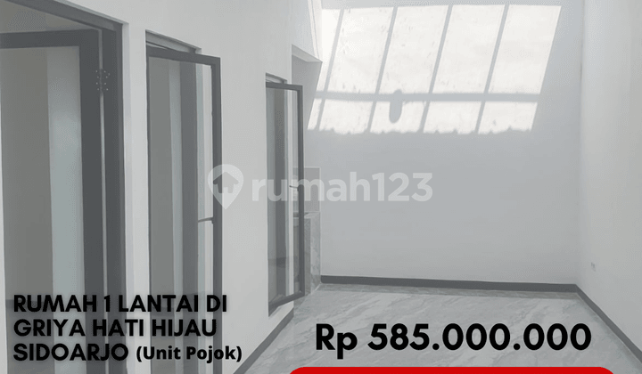 Jual Cepat Rumah 1 Lantai di Candi 600M ke Halte Ngampelsari Sidoarjo