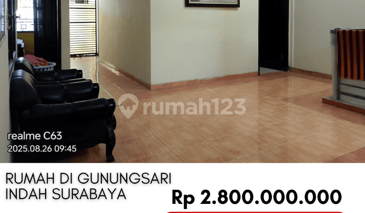 Well-Maintained 4-Bedroom House for Sale for 2 Billion in Gunungsari Indah Wiyung Housing, Surabaya