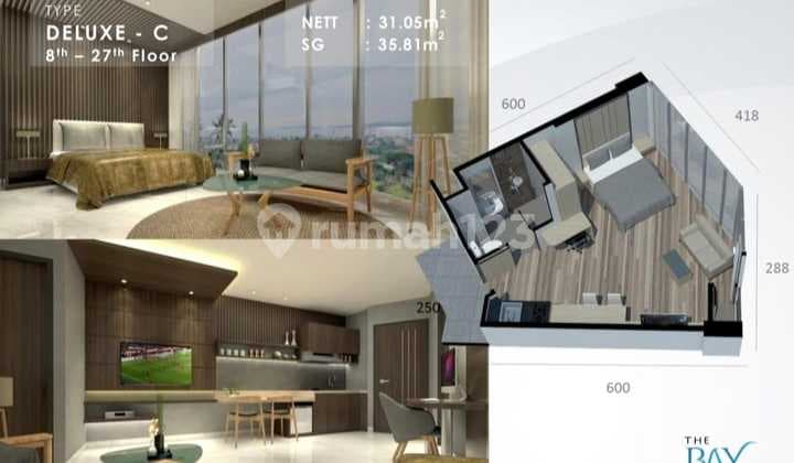 Apartemen Unfurnished View Laut