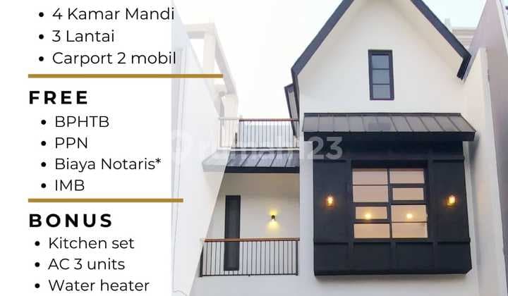 Rumah Brand New Banyak Promo & Bonus di Jagakarsa Jakarta Selatan