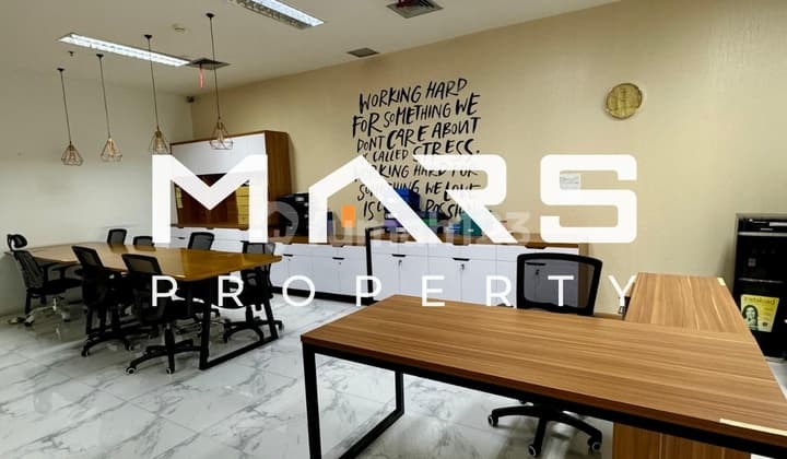 Murah Jarang Ada Office Soho Capital Size 120m Semi Furnished