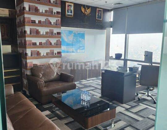 Disewakan Office Space 211 Sqm Semi Furnished Soho Capital
