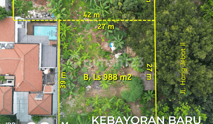 Cheap Large Plots Kebayoran Baru Prime Location