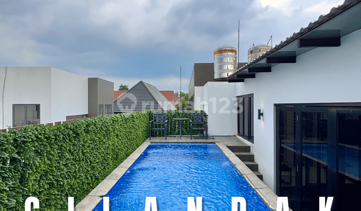 MODERN MINIMALIST HOUSE CILANDAK 2 RUMAH GANDENG