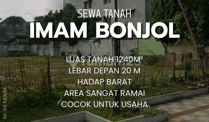 Land for Rent Suitable for Business in Imam Bonjol, Semarang