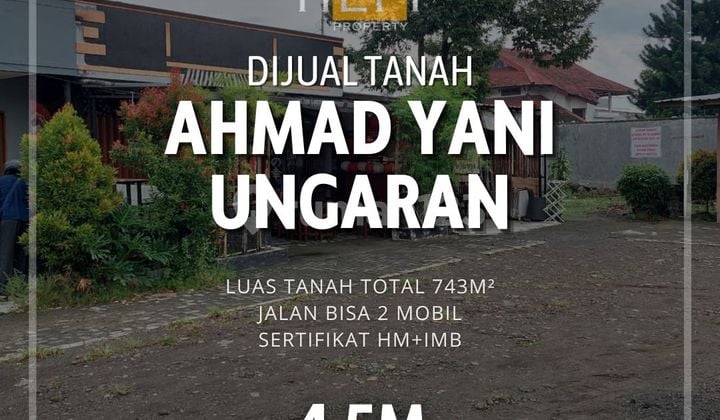 Dijual Tanah Dan 2 Bangunan Kios Di Ahmad Yani Pusat Kota Ungaran