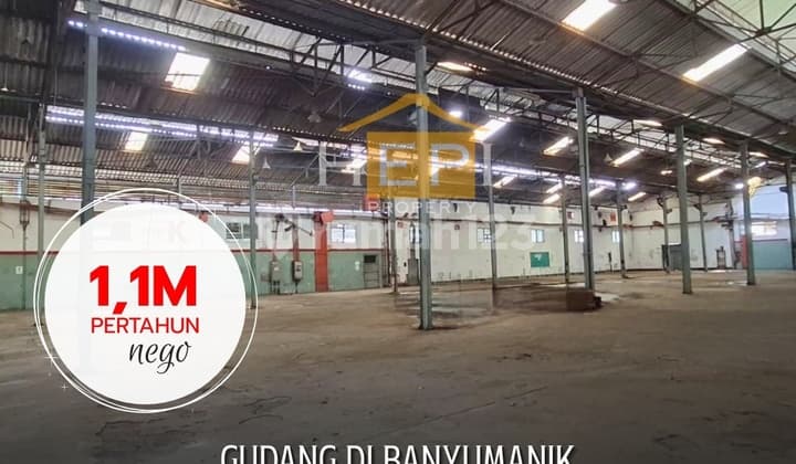 Disewakan Gudang di Cluster Jl.setiabudi Banyumanik Semarang