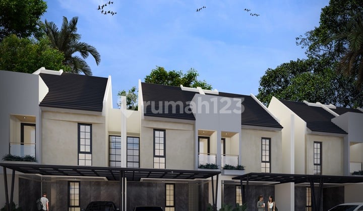 Rumah Villa Dua Lantai Selangkah Ke Jtp2, Ada Fasilitas Sewa Kelola Cuan Banget