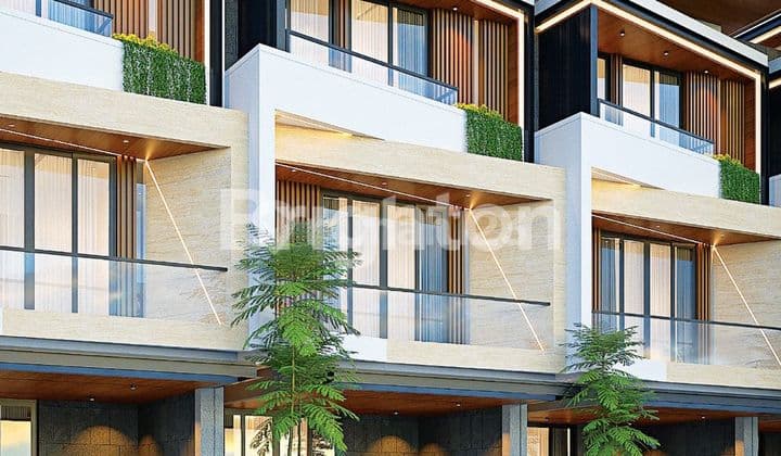 RUMAH 3 LANTAI DALAM CLUSTER DEKAT TOLL BRIGIF