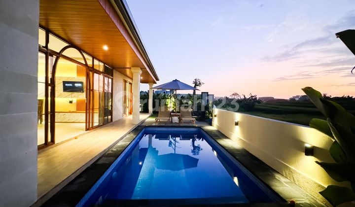 Beautyfull Villa With Ricefield View 2br For Rent In Cemagi Badung