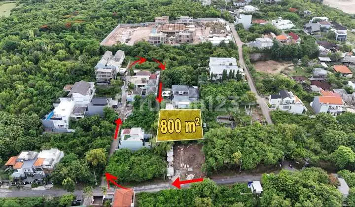 Lahan Premium Siap Bangun Full View di Ungasan Badung Bali
