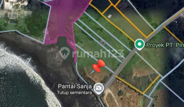 Lahan Los Pantai Premium Siap Bangun di Pantai Nyanyi