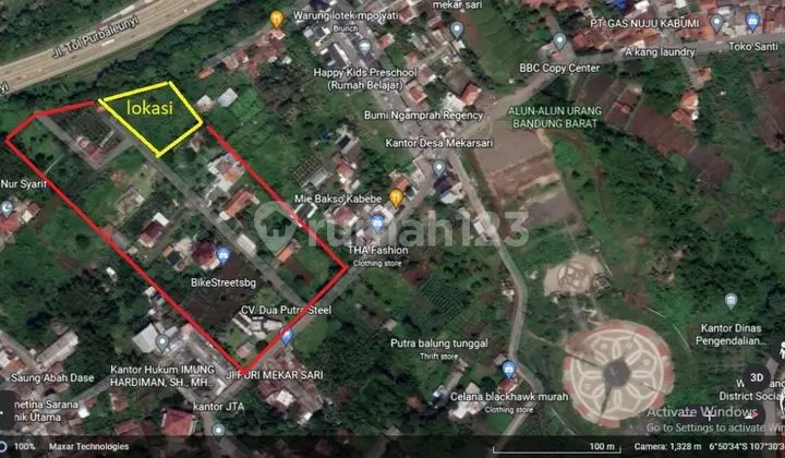 Tanah Kavling Luas Cocok Jadi Perum Kecil di Ngamprah Padalarang
