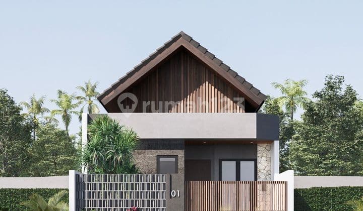 Rumah Indent Cluster Modern Tropis Pusat Kota Tabanan Dekat Canggu Munggu Denpasar