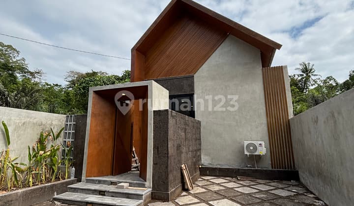 Villa Indent 2 Kamar Tidur Modern Tropis Dalam Cluster One Gate Sistem dengan Jungle dan River View