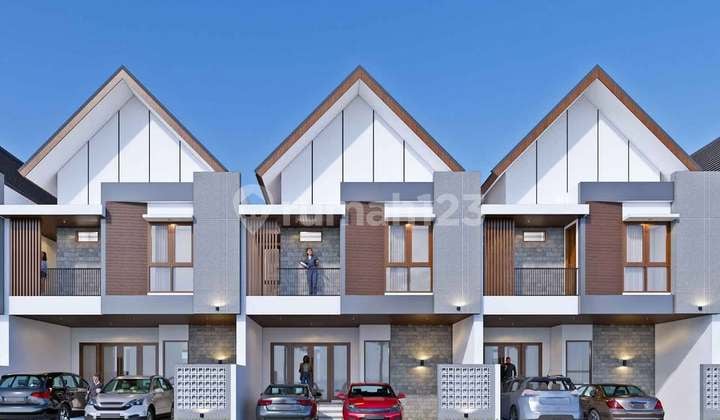 New 3 Bedroom Semi Villa House with Rice Field View Near Sanur and Bali Mandara Toll Gate Pedungan South Denpasar