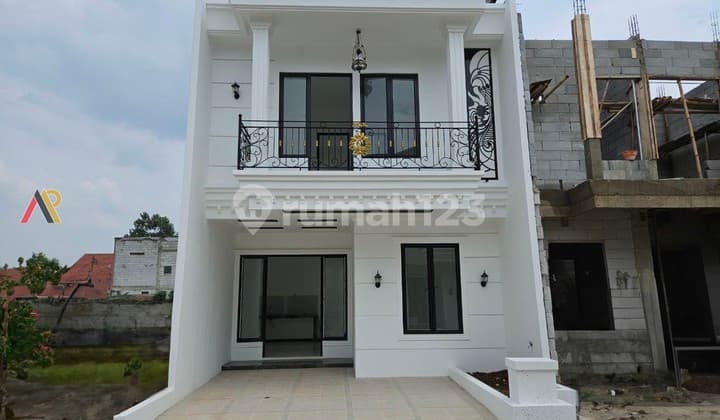 Rumah Cluster Di Tanah Baru Beji Gaya Eropa dekat TOL Depok