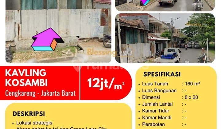 Dijual Cepat Kavling Duri Kosambi Raya, Jakarta Barat