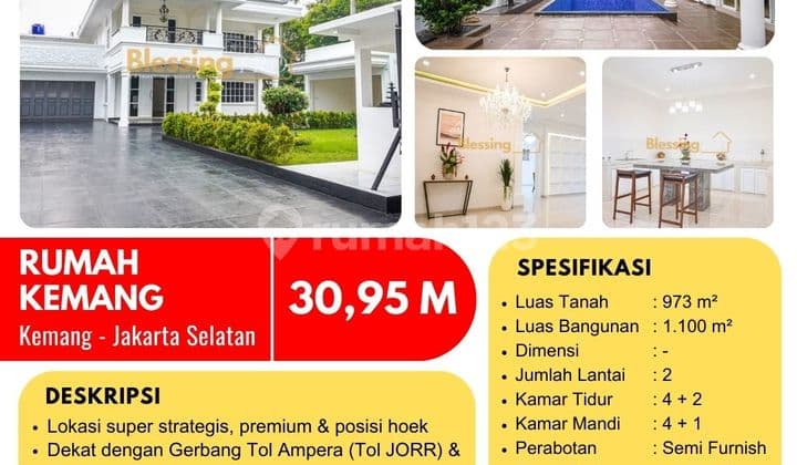 Dijual Rumah Mewah Kemang, Jakarta Selatan