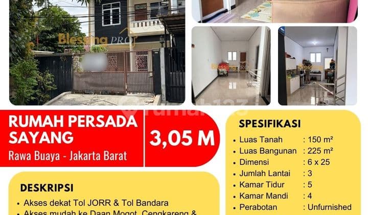 For Sale House in Persada Sayang Complex, Rawa Buaya, Cengkareng