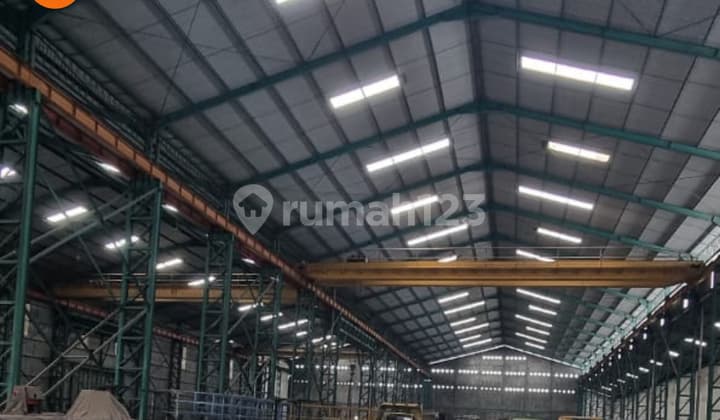 Disewakan Gudang/Pabrik Gudang Crane Romokalisari Bumi Maspion