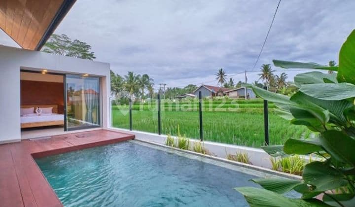 Ubud Lodtunduh - Villa 2br View Sawah Siap Huni Fully Furnished