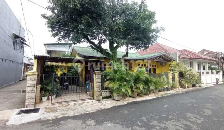 Rumah Siap Huni Pinggir Jalan di Perumnas Depok Jaya Pancoran Mas