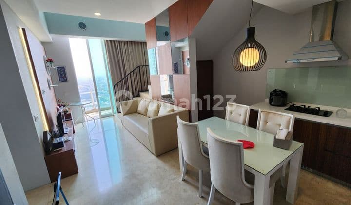 Apartemen Satu 8 Residence Lantai Tinggi View City Furnished nego