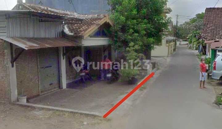 Tanah Strategis di Tepi Jl Lebar Utara Wirobrajan Bonus Bangunan