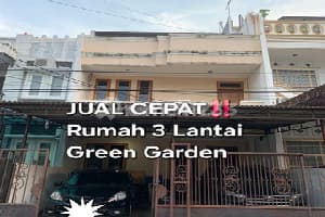3-Storey House Fully Furnished Green Garden, Block A Front Position, Flood-Free, Ready to Move In