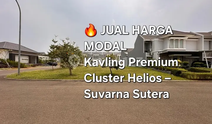 Kavling Hook 355M² Depan Club House Helios Suvarna Sutera Harga Modal