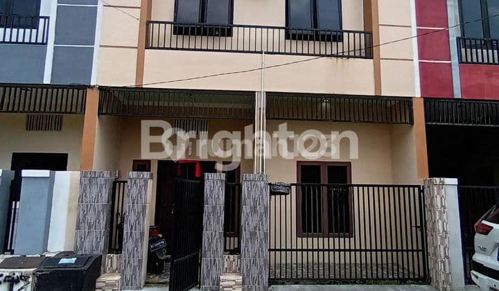 RUMAH MINIMALIS SIAP HUNI AMAN NYAMAN BEBAS BANJIR TYPE TOWN HOUSE