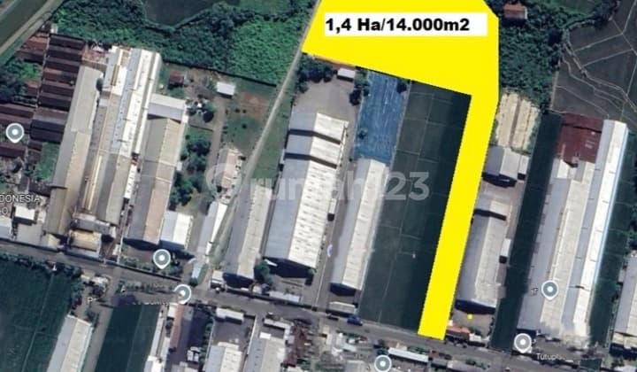 Cheap Industrial Zone Land with Container Access in Mojo Karanganyar