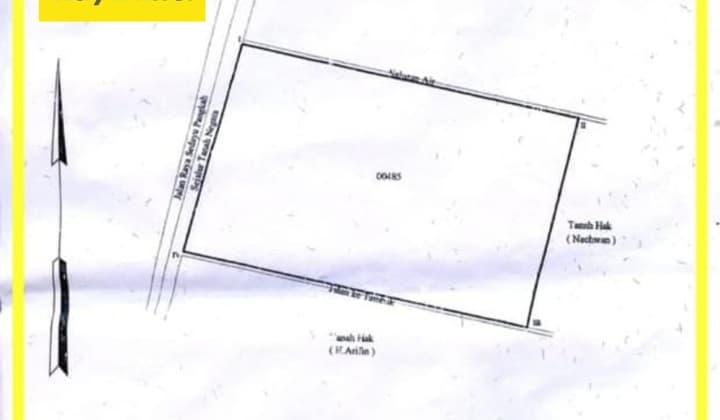 4 Ha Land for Sale in Ujung Pangkah, Gresik, East Java - SHM Certificate