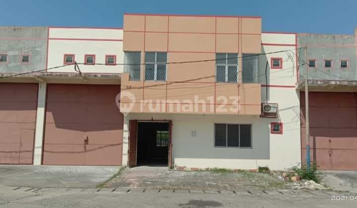 gudang ada kantor 2 lantai di dadap tangerang