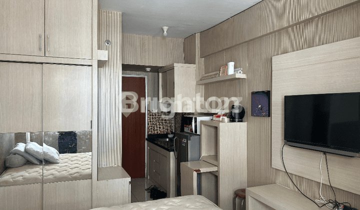 Apartemen Puncak Kertajaya Studio Full Furnish Di Lantai 12 View Kolam Renang Selangkah Ke I T S
