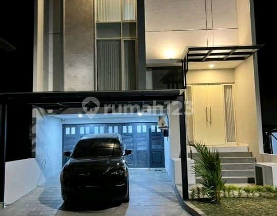 Modern Split Level House In Grand Island Suvadiva Pakuwon City Surabaya