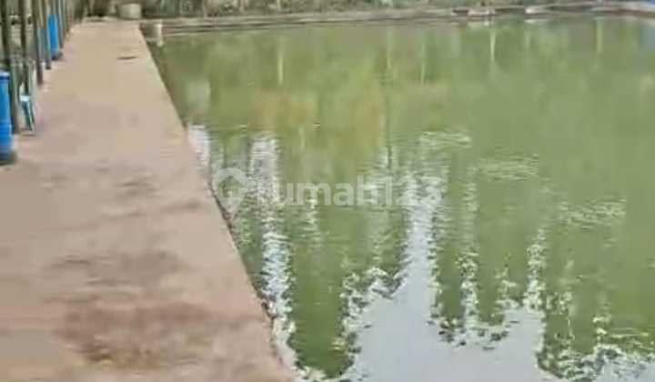 Tanah dan Bangunan 9.200 m2 di Cijeruk, Bogor - Ada kolam mancing!