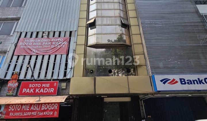 Ex Bank Shop House in Gunung Sahari 5 Floors - Central Jakarta