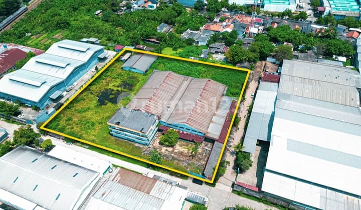 Gudang Dijual Kondisi Hitung Tanah, Masih Nego 8,7 Juta Per Meter, Luas Tanah 10.500 M², Gudang Di Daan Mogot