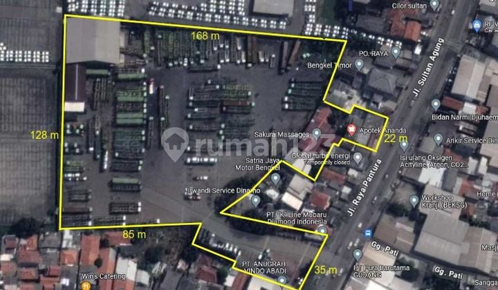 11 Million Per Meter, Sultan Agung Main Road, Area 2 Hectares, Already Fenced, Land in Bekasi.