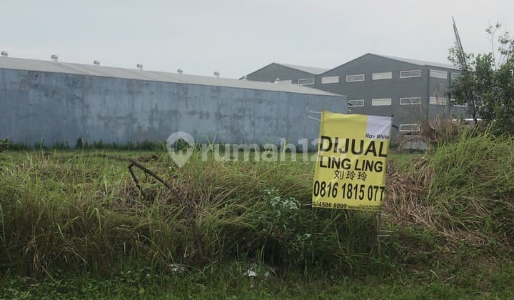 Dijual Cepat Kavling Gudang Di Delta Mas 3 Tanah Kotak
