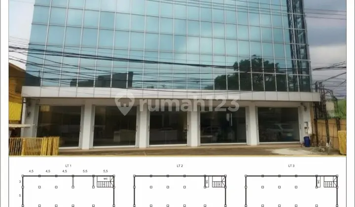 Ruko Gandeng 5 Unit, Hadap Jalan, SHM, di Jl Raya Serpong
