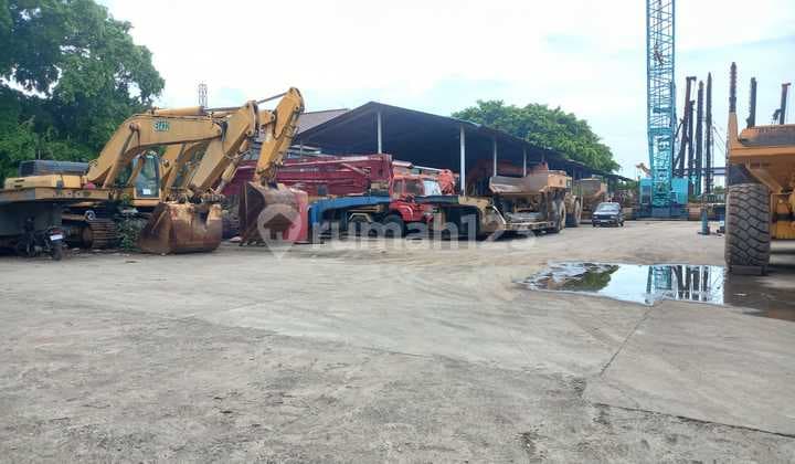 Disewakan Lahan Ex Pool Alat Berat di Semper Barat Cilincing, Jakarta Utara