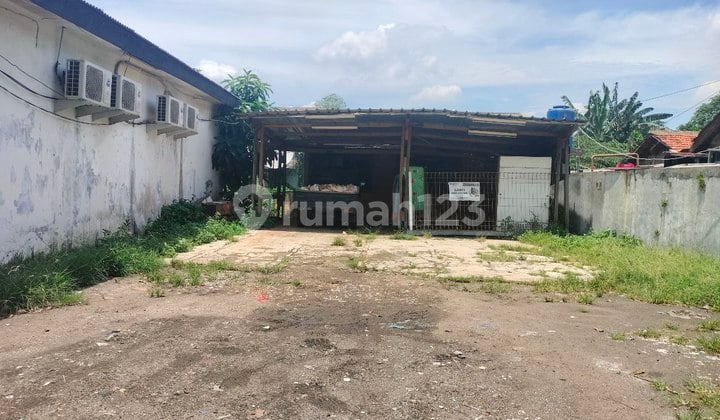 Dijual Tanah Ada Bangunan di Pinggir Jalan Raya Munjul Cipayung Jak Tim