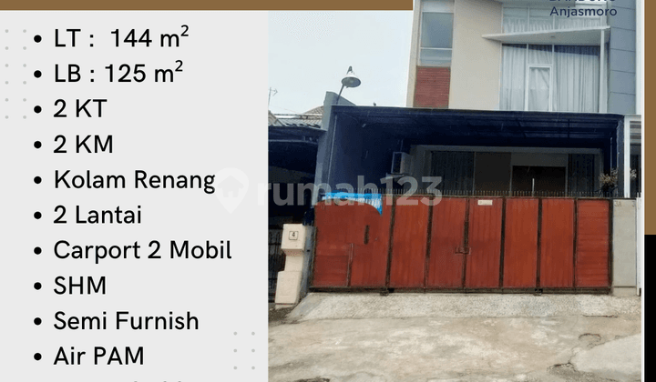 For Sale 2-Story Semi-Furnished House Sriwibowo Raya Semarang
